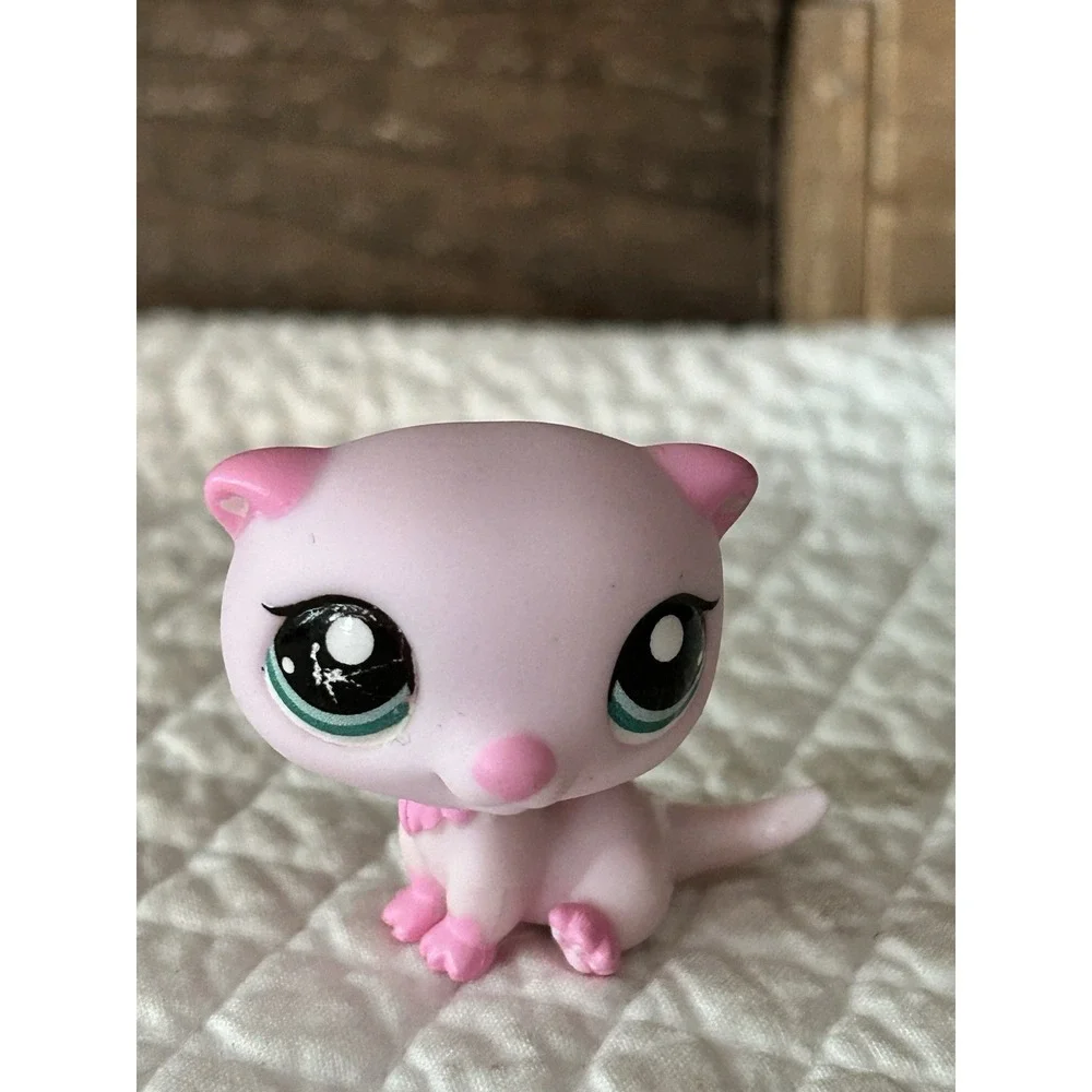 LPS Hasbro Pink‎ Sea Otter Littlest Pet Shop Toy Figurine Figure
